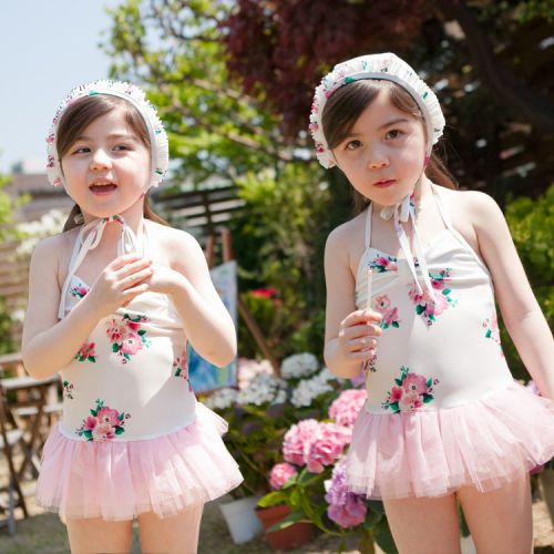 Maillot de bain fille DUDUAMPMUMU en nylon - Ref 2552200