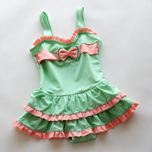 Maillot de bain fille en nylon - Ref 2552895