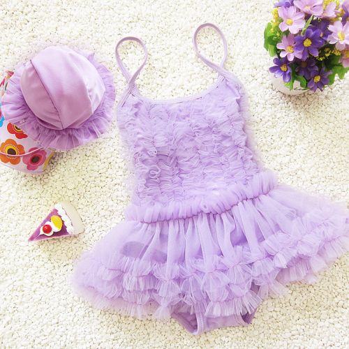 Maillot de bain fille en nylon - Ref 2552919