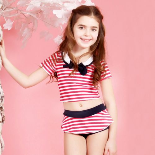 Maillot de bain fille en nylon - Ref 2553663