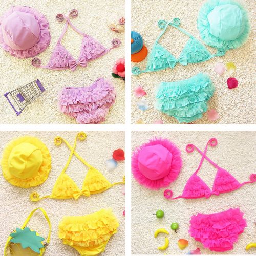 Maillot de bain fille en nylon - Ref 2553687