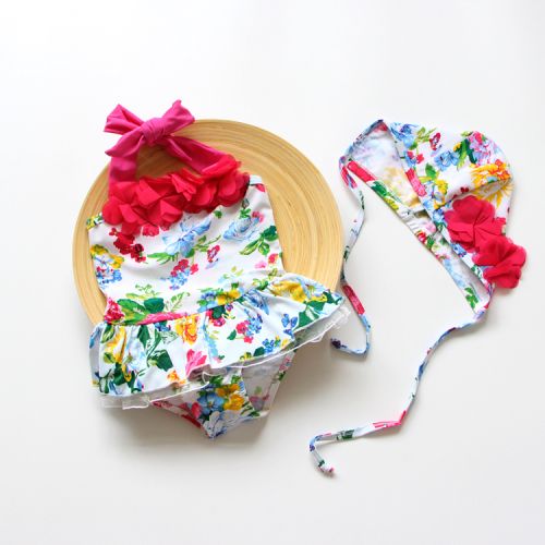 Maillot de bain fille en nylon - Ref 2553689