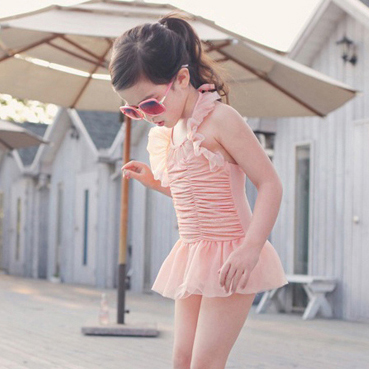 Maillot de bain fille en spandex - Ref 2553702