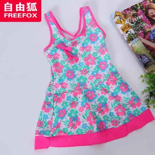 Maillot de bain fille FREE FOX en nylon - Ref 2553703