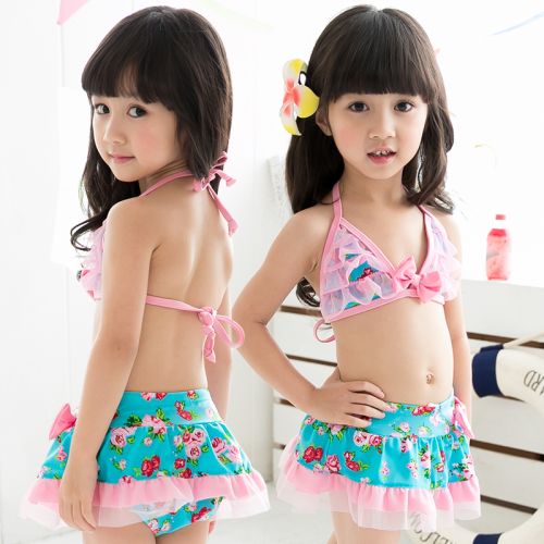 Maillot de bain fille en polyester - Ref 2553799