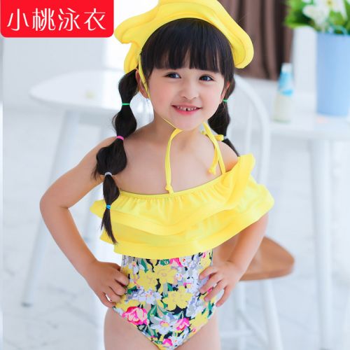 Maillot de bain fille 90 S UP en nylon - Ref 2553840