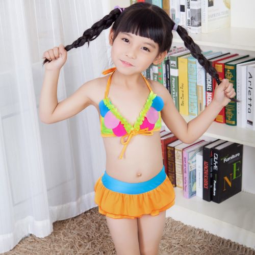 Maillot de bain fille en nylon - Ref 2553845