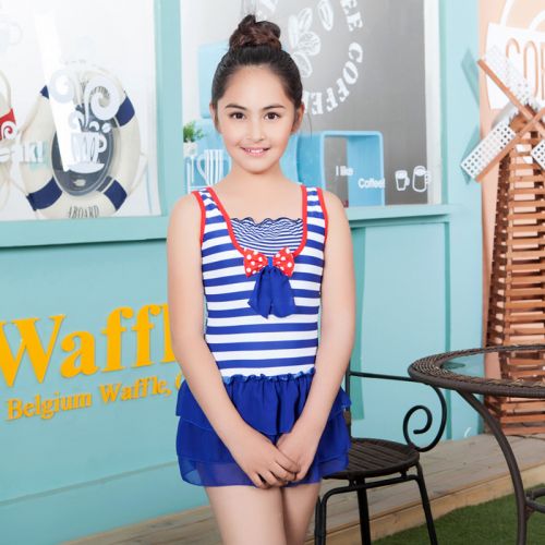 Maillot de bain fille en nylon - Ref 2553850