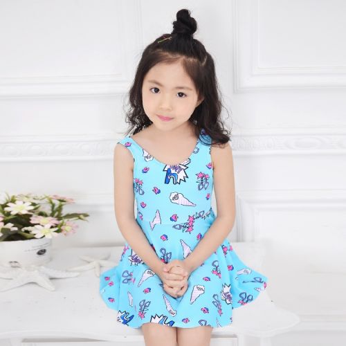 Maillot de bain fille en nylon - Ref 2553914