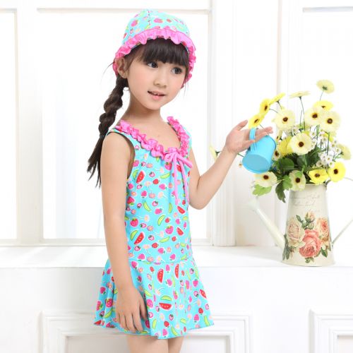 Maillot de bain fille en nylon - Ref 2553971