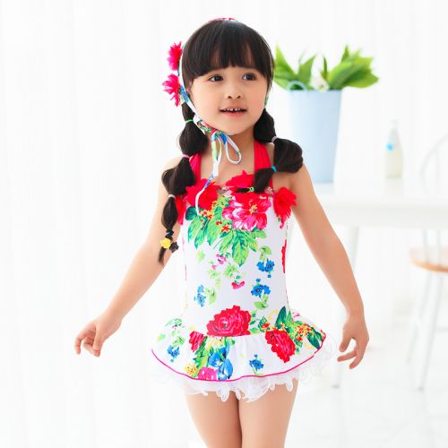 Maillot de bain fille 90 S UP en nylon - Ref 2553995