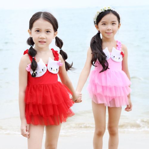 Maillot de bain fille en nylon - Ref 2554006