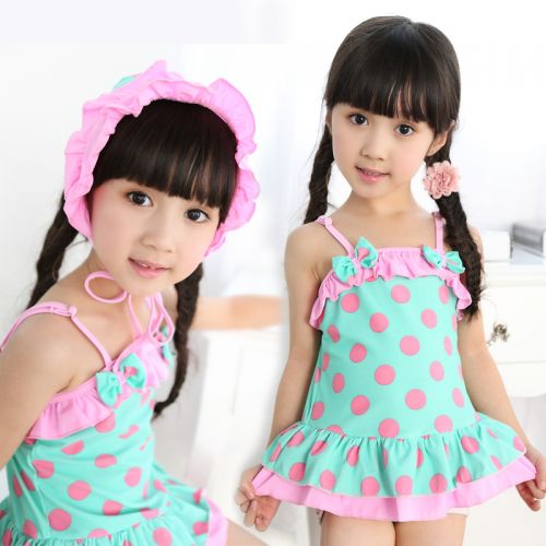 Maillot de bain fille en nylon - Ref 2554007