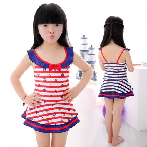 Maillot de bain fille en polyester - Ref 2554011