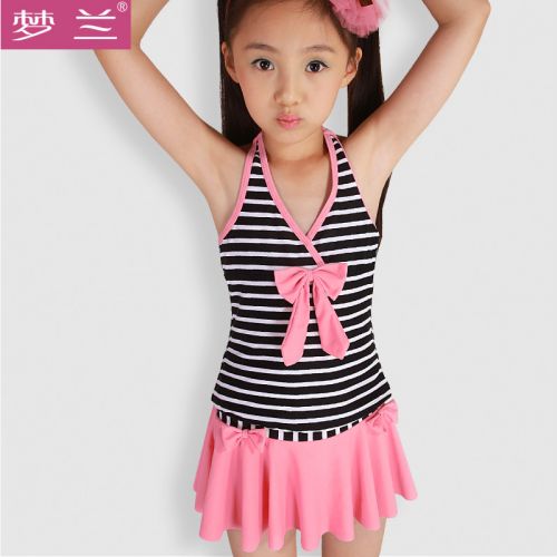 Maillot de bain fille MORALE en spandex - Ref 2554012