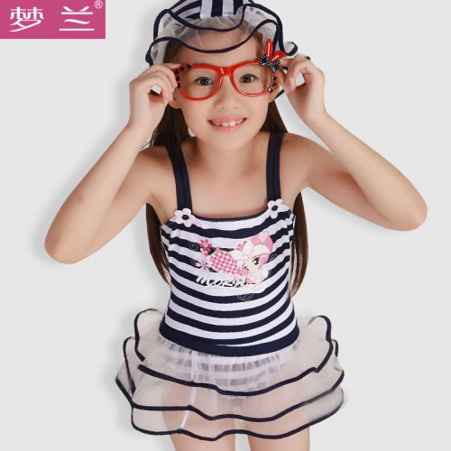 Maillot de bain fille MORALE en spandex - Ref 2554016