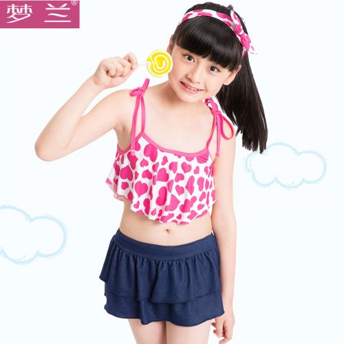 Maillot de bain fille MORALE en polyester - Ref 2554017