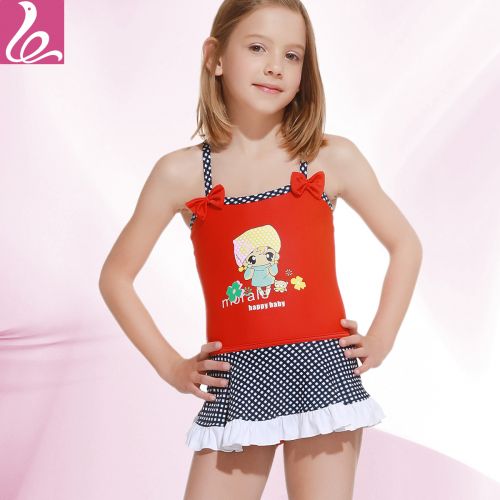 Maillot de bain fille MORALE en spandex - Ref 2554019