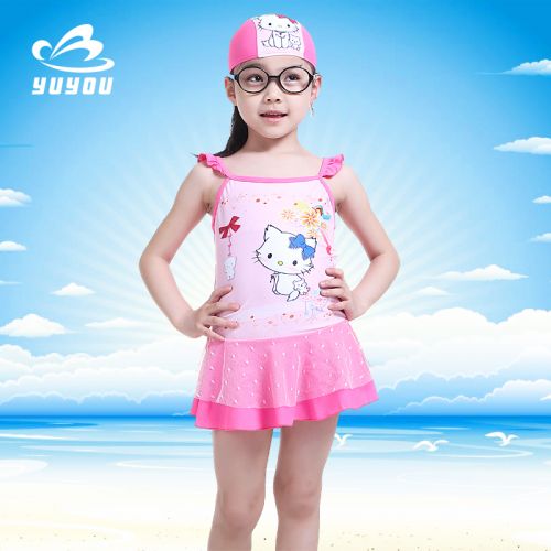 Maillot de bain fille en nylon - Ref 2554030