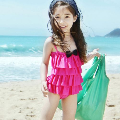 Maillot de bain fille en nylon - Ref 2554040