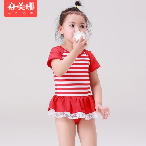 Maillot de bain fille en nylon - Ref 2554052