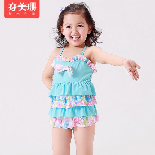 Maillot de bain fille en nylon - Ref 2554053