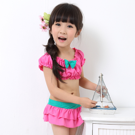 Maillot de bain fille en nylon - Ref 2554098