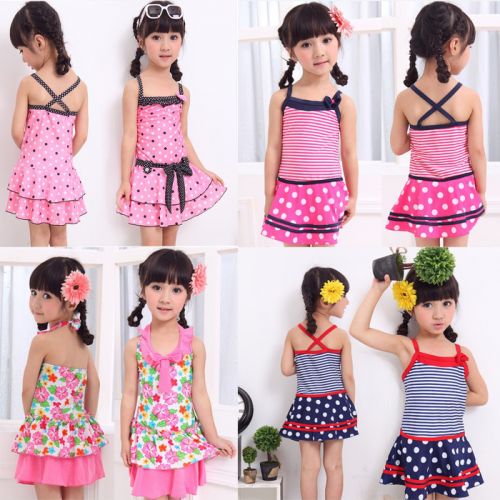 Maillot de bain fille en nylon - Ref 2554101