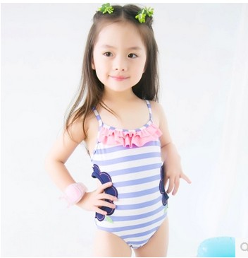 Maillot de bain fille en nylon - Ref 2554103