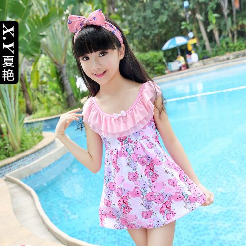 Maillot de bain fille en nylon - Ref 2554122