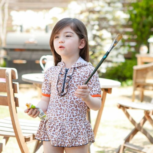 Maillot de bain fille DUDU MUMU en nylon - Ref 2554131