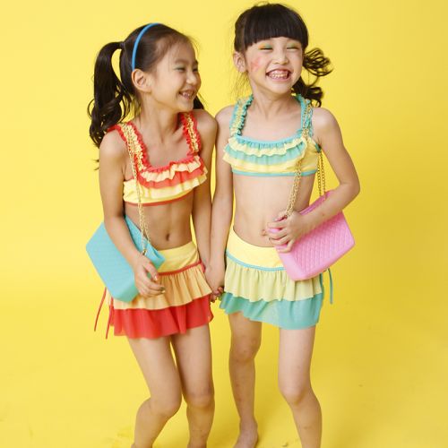 Maillot de bain fille SHINYSUN en nylon - Ref 2554132