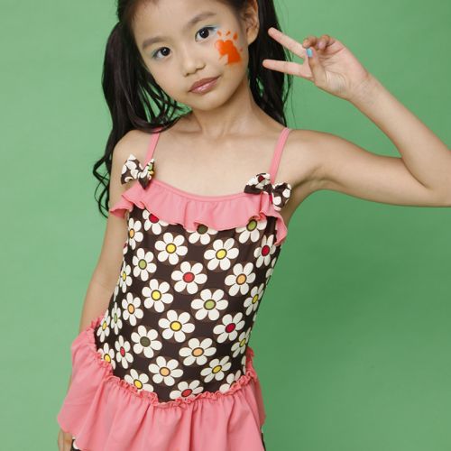 Maillot de bain fille SHINYSUN en nylon - Ref 2554146