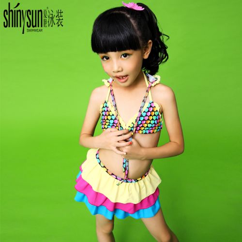 Maillot de bain fille SHINYSUN en nylon - Ref 2554147
