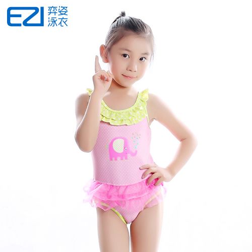 Maillot de bain fille en nylon - Ref 2554175