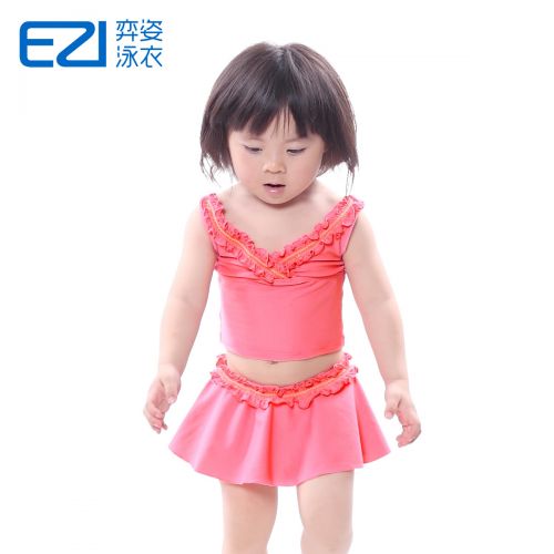 Maillot de bain fille en nylon - Ref 2554178