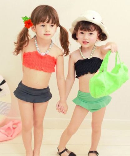 Maillot de bain fille en nylon - Ref 2554200