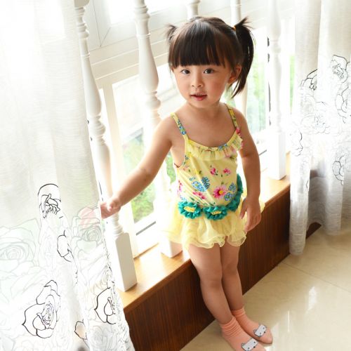 Maillot de bain fille MOMASONG en nylon - Ref 2554203