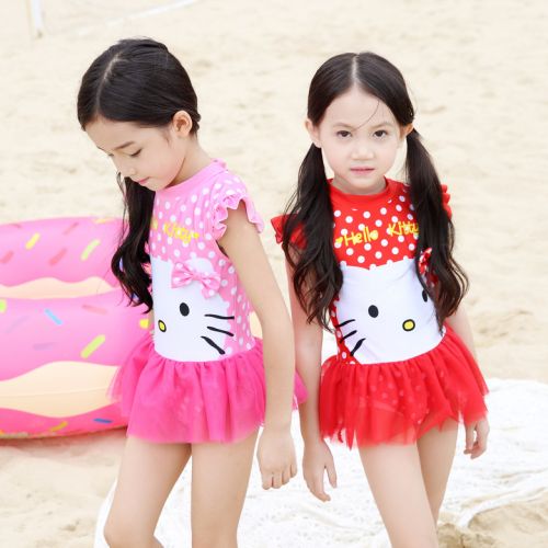 Maillot de bain fille en nylon - Ref 2554204