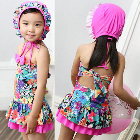 Maillot de bain fille en nylon - Ref 2554206