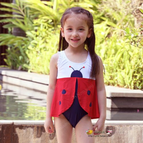 Maillot de bain fille MOMASONG en nylon - Ref 2554220