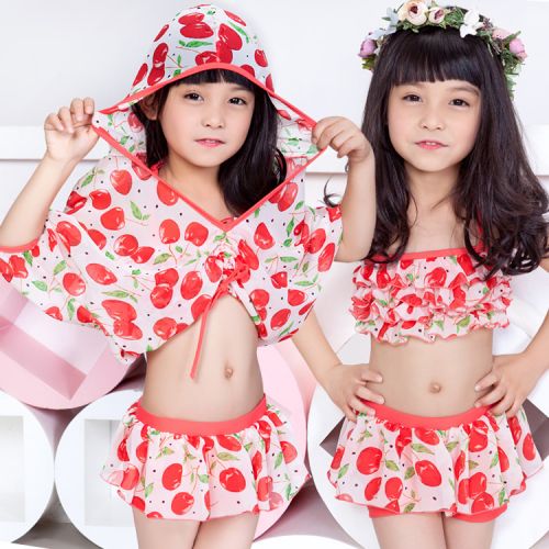 Maillot de bain fille en nylon - Ref 2554228