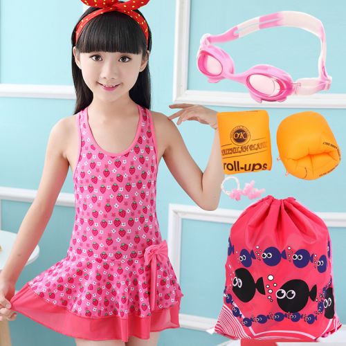 Maillot de bain fille en polyester - Ref 2554233