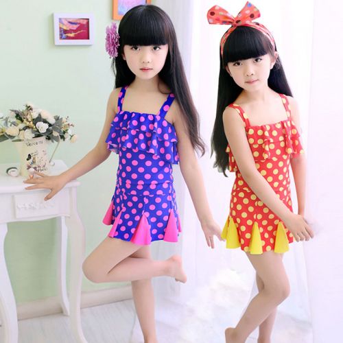 Maillot de bain fille en nylon - Ref 2554256