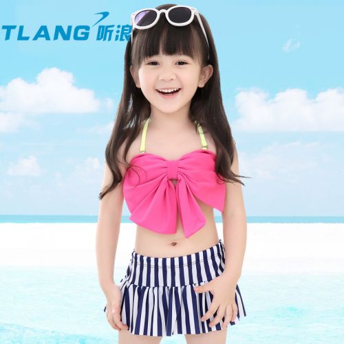 Maillot de bain fille en polyester - Ref 2554271