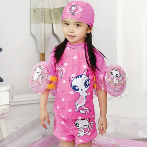 Maillot de bain fille en nylon - Ref 2554287