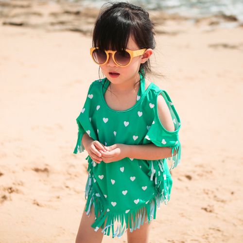 Maillot de bain fille en nylon - Ref 2554311