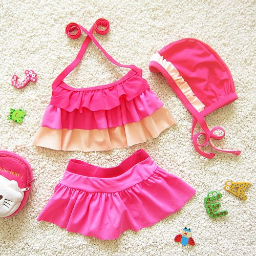 Maillot de bain fille en nylon - Ref 2554319