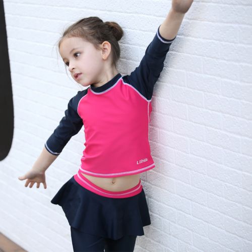 Maillot de bain fille VIVO BINIYA en spandex - Ref 2554357