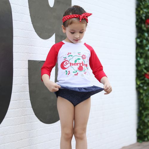 Maillot de bain fille VIVO BINIYA en spandex - Ref 2554368